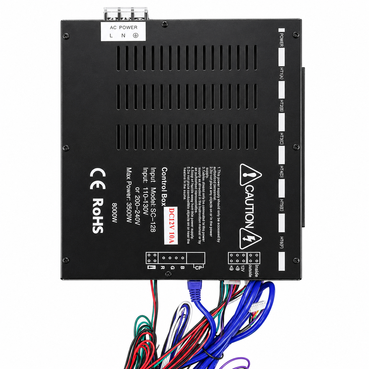 Universal Infrared Sauna Control Panel and Power Supply Box Repair Kit FX-PRO02
